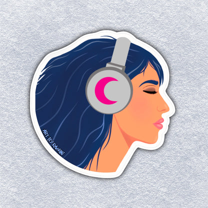 The Comfort of Music Vinyl Sticker