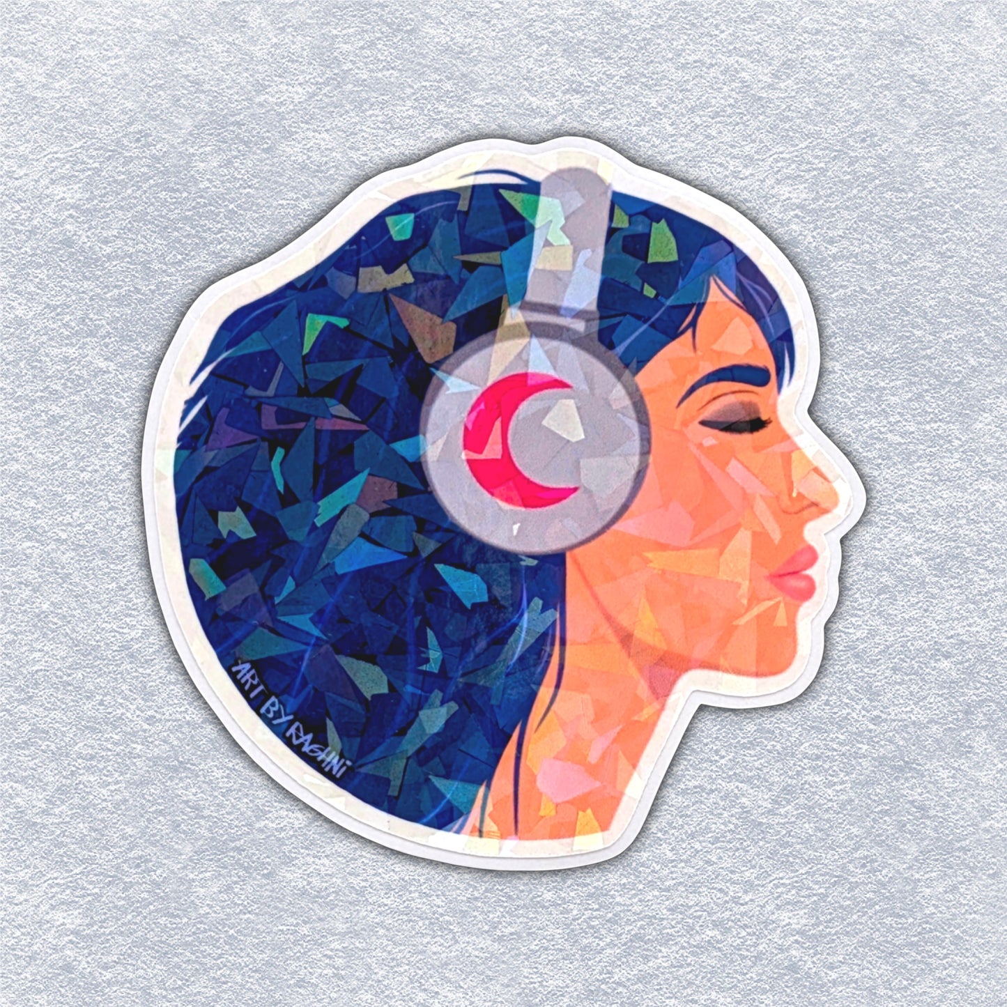 The Comfort of Music Vinyl Sticker