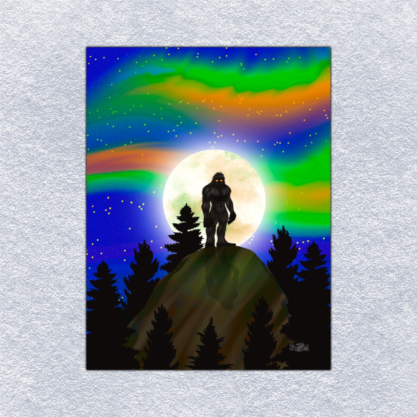 Bigfoot Art Print