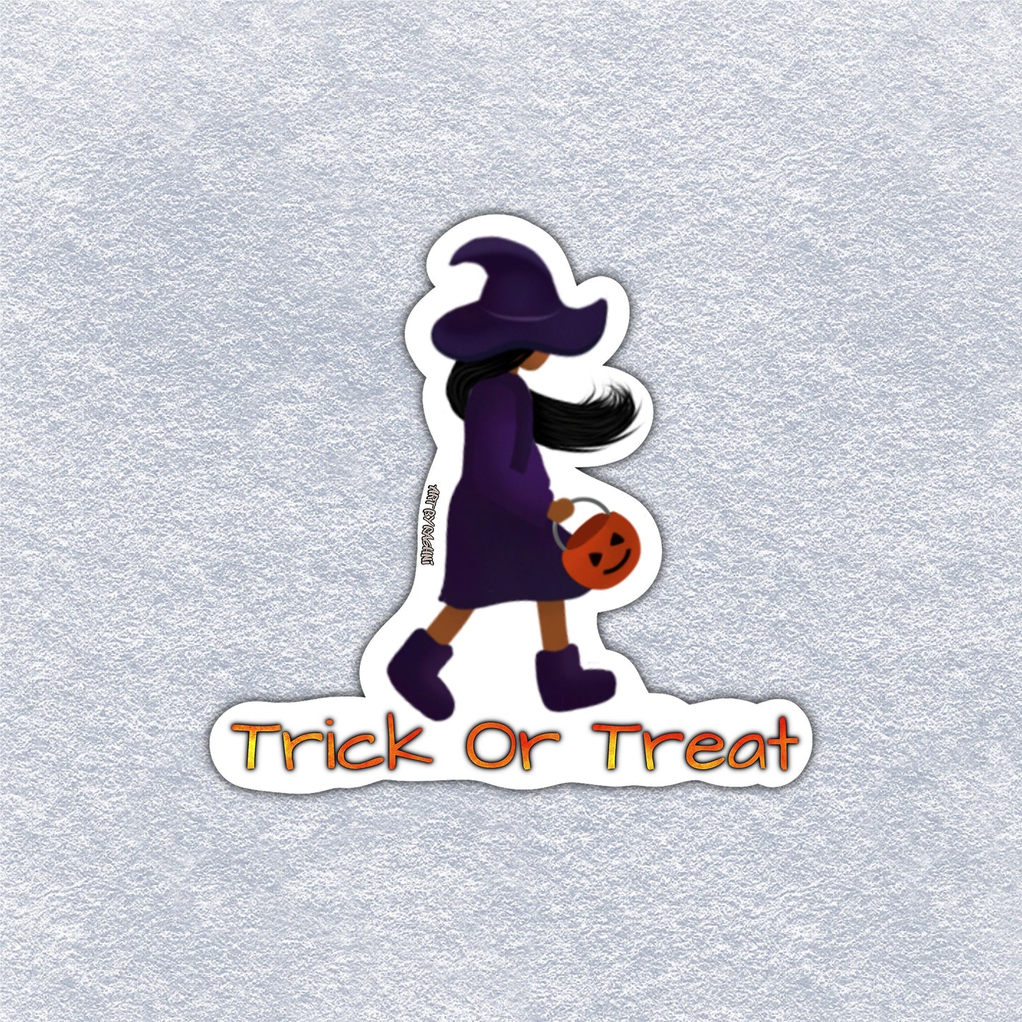 Trick or Treat Vinyl Sticker