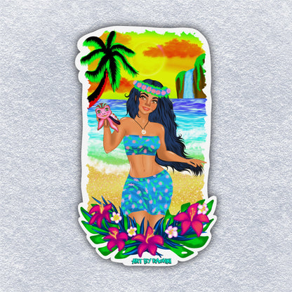 Island Life Vinyl Sticker