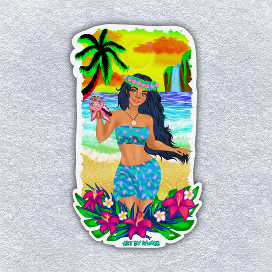 Island Life Vinyl Sticker