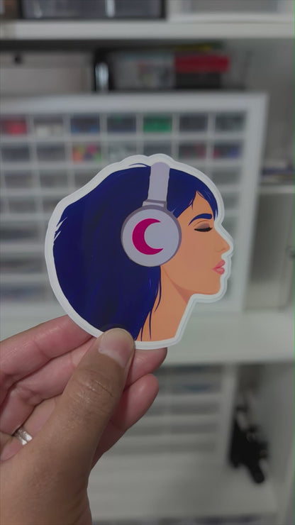 The Comfort of Music Vinyl Sticker