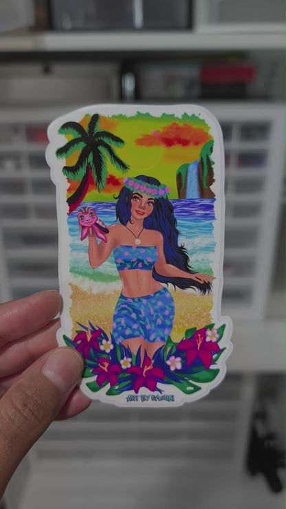 Island Life Vinyl Sticker