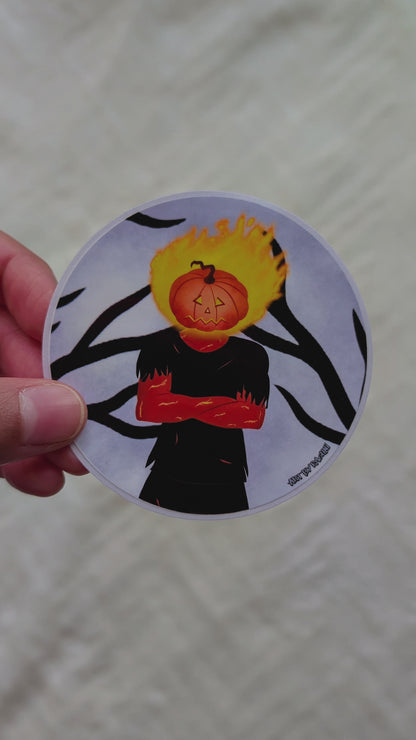 Jack (Jack-o-Lantern) Vinyl Sticker