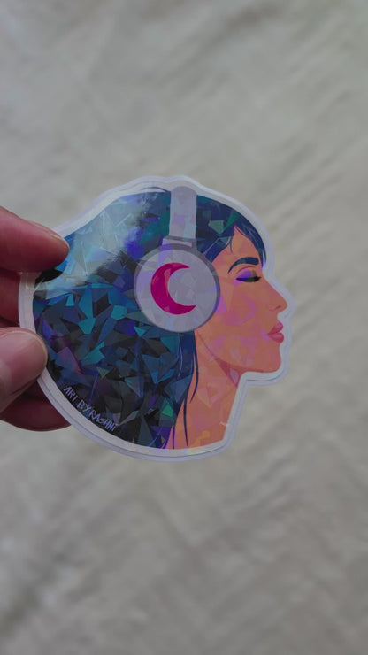 The Comfort of Music Vinyl Sticker